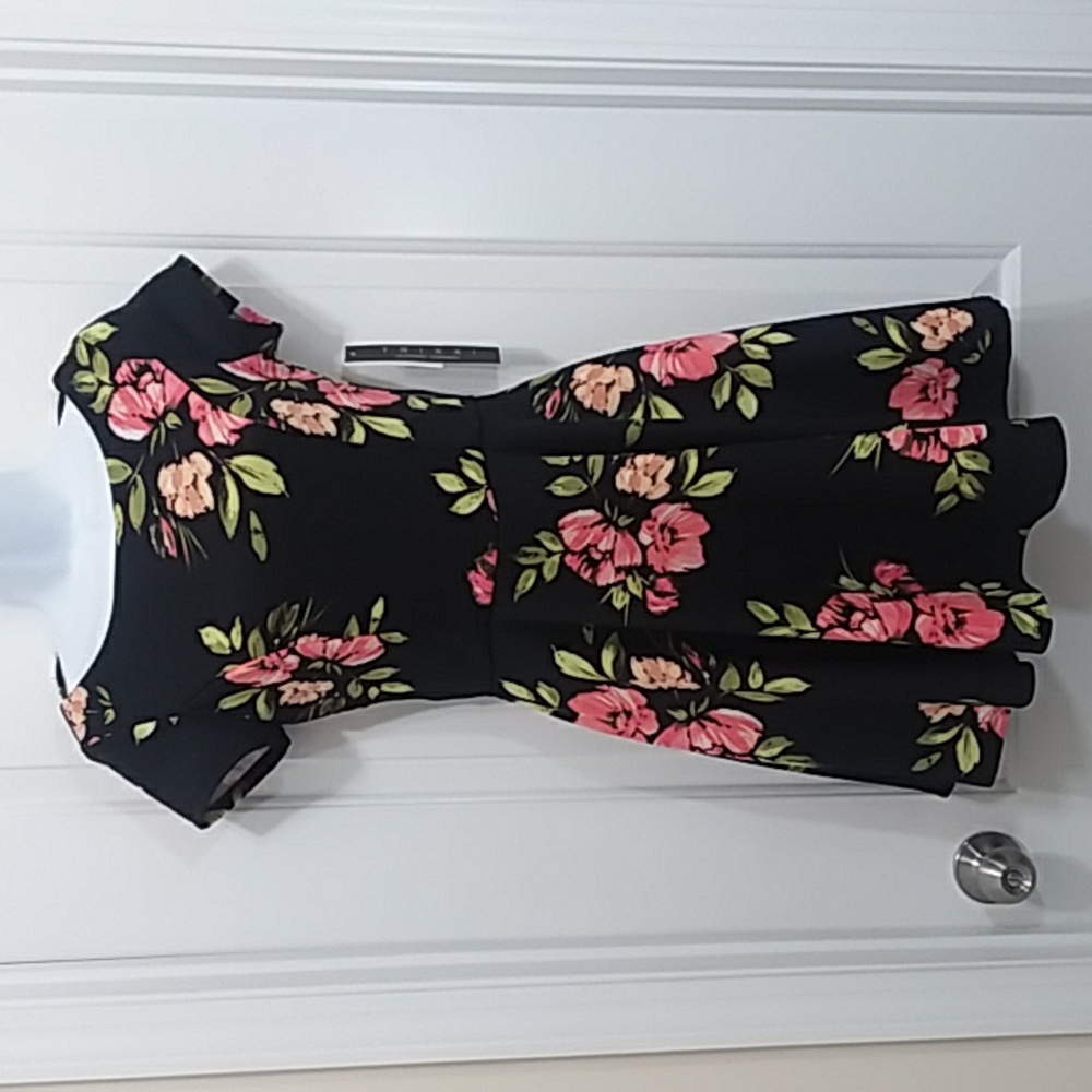 Trixxi Fit & Flare Floral Dress